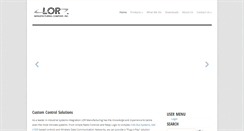 Desktop Screenshot of lormfg.com